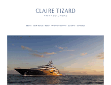 Tablet Screenshot of clairetizard.com